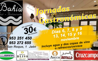Jornadas gastronómicas en el restaurante Bahía desde el 6 de noviembre