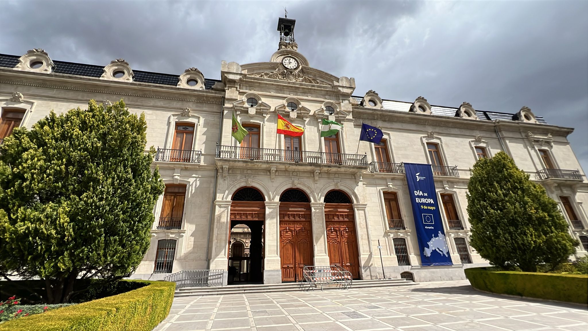 20260510 Lona en fachada Diputación por Día de Europ a ok