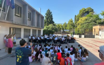 La Banda Municipal de Jaén lleva la música de cine a más de 3.000 escolares en una gira por 17 colegios durante el mes de junio
