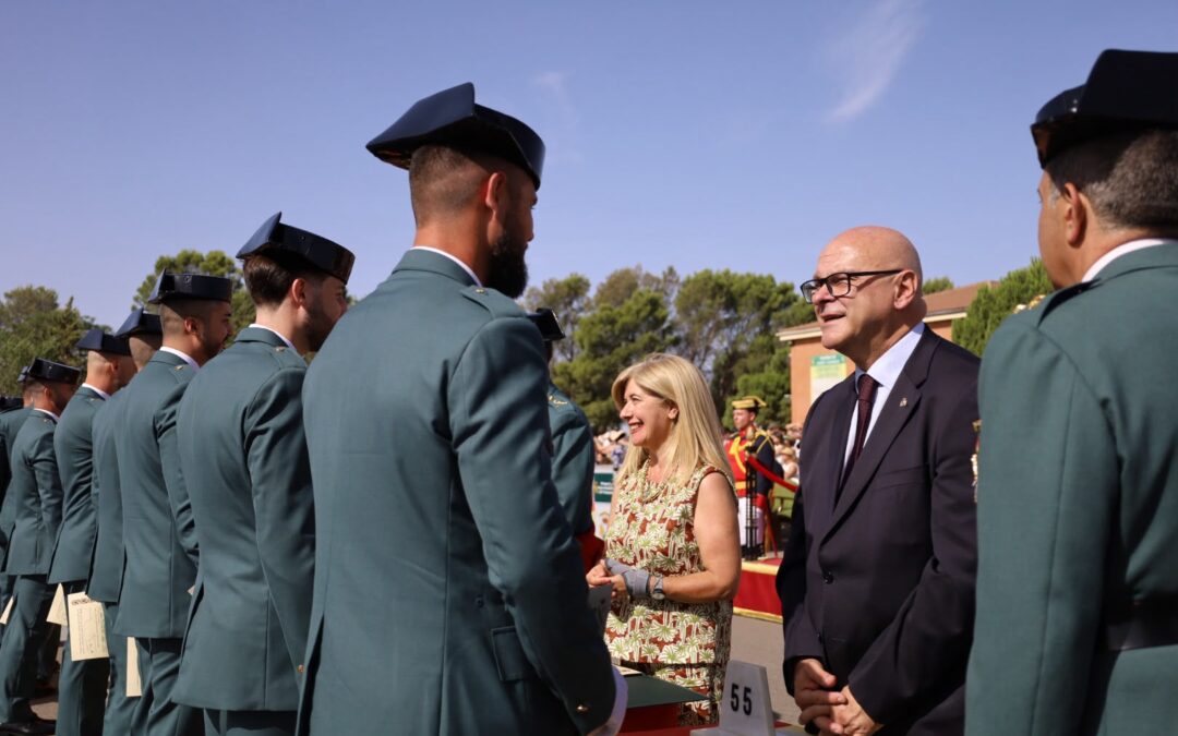 Cerca de 2.500 guardias civiles reciben sus despachos en Baeza para incorporarse a sus nuevos destinos