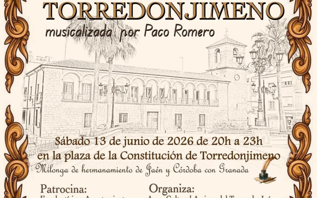 Torredonjimeno acoge este sábado la II Milonga ‘Bajo las Estrellas’ con 150 tangueros de toda Andalucía