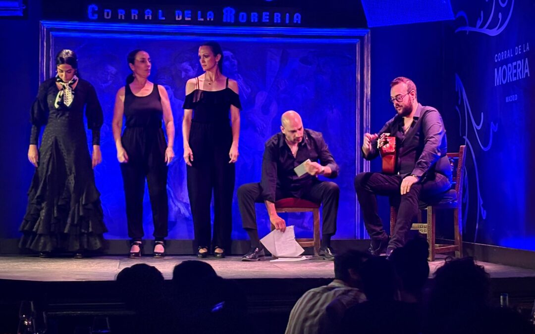 Dos jóvenes bailaores de Jaén actúan en el Corral de la Morería de Madrid, considerado el mejor tablao flamenco del mundo