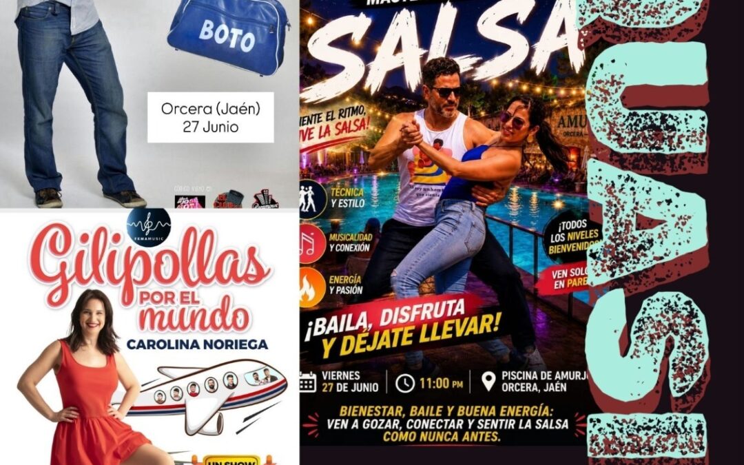Aquasión Amurjo llenará Orcera de cine, música, humor, baile y naturaleza del 24 al 28 de junio