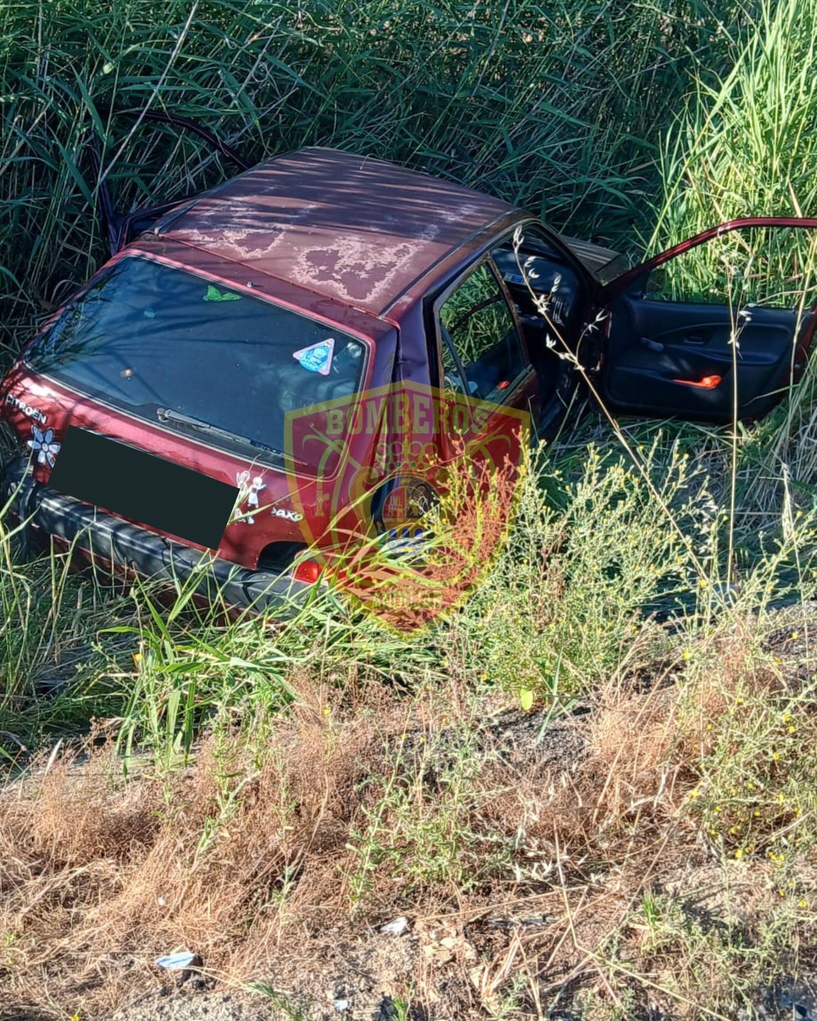 accidente Lahiguera bomberos