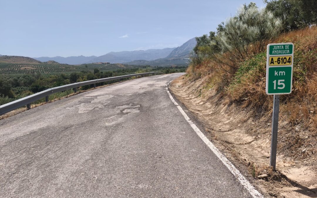 La Junta inicia el lunes la primera fase de obras en la A-6104 entre Úbeda y Jimena, que conllevará cortes de tráfico