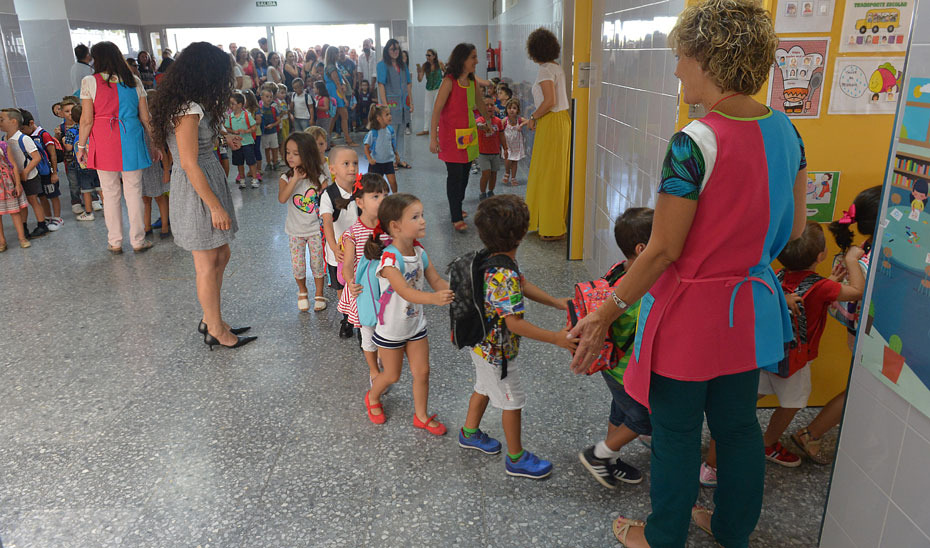 El 96,56% de las familias de la provincia obtiene plaza en el centro elegido en primera opción