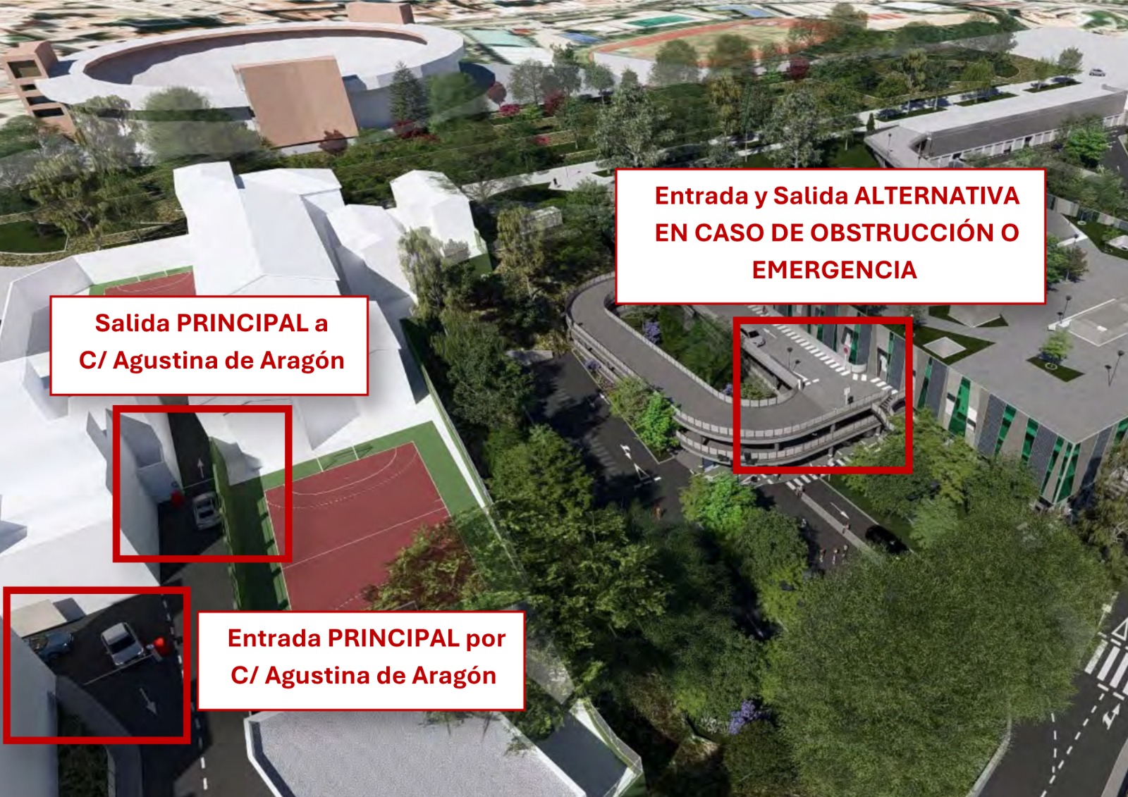 Foto Accesos Aparcamientos