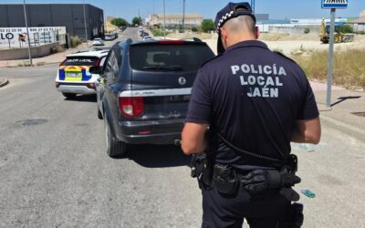 Detenido en Jaén un conductor con 1,78 mg/l de alcohol, más del triple del límite legal