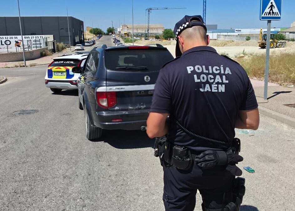 Detenido en Jaén un conductor con 1,78 mg/l de alcohol, más del triple del límite legal