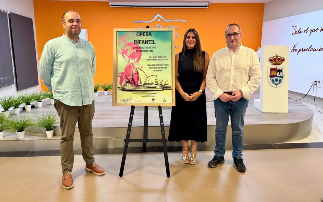 Andújar acoge la clausura del Festival Jaén Suena Ópera con un espectáculo didáctico que acercó la lírica a los escolares de la ciudad
