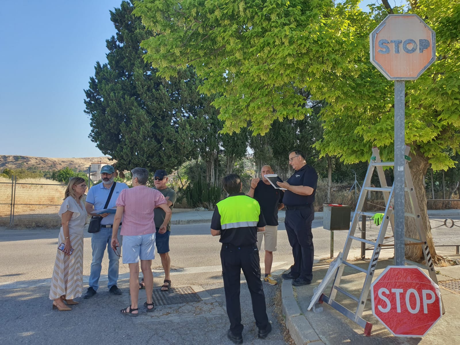 Foto Refuerzo senalizacion vial en Puente Tablas 1