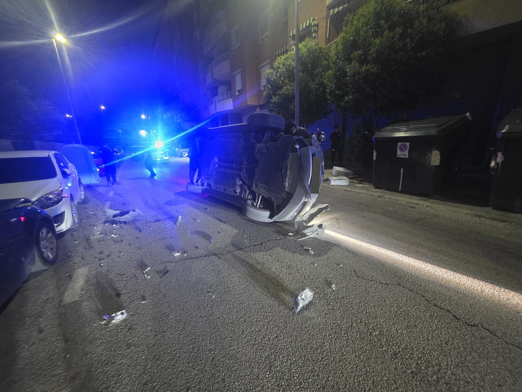 Foto accidente avenida madrid 1