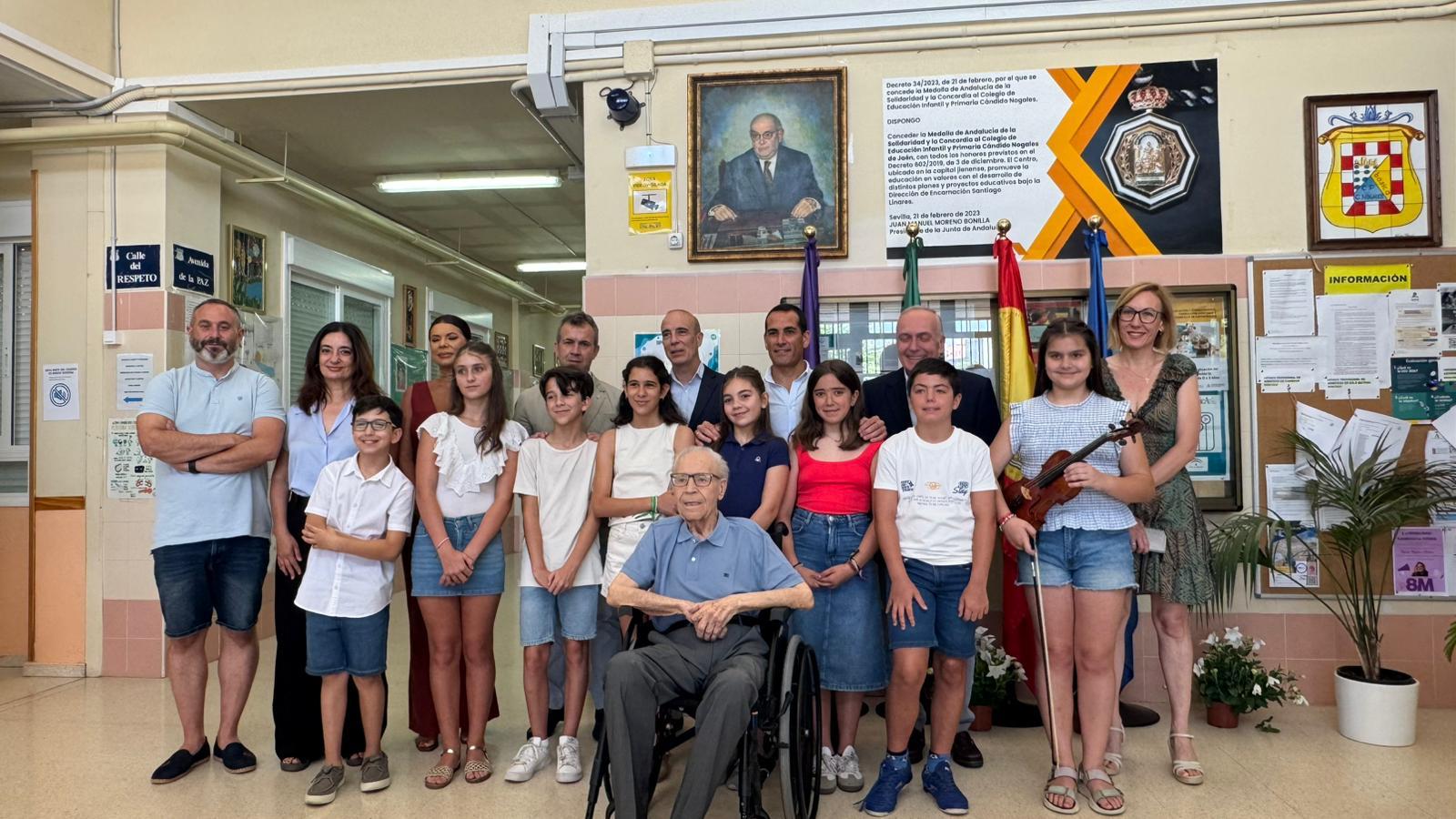 Foto homenaje Cándido Nogales