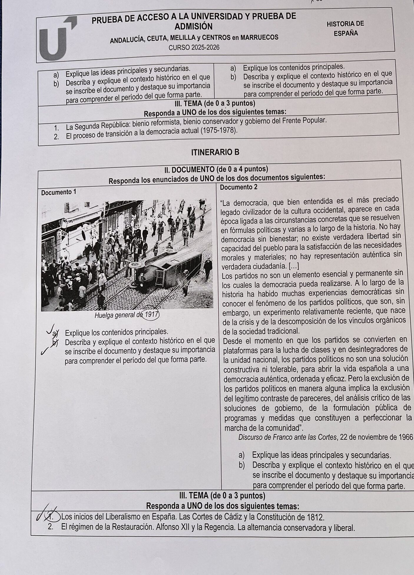examen de historia