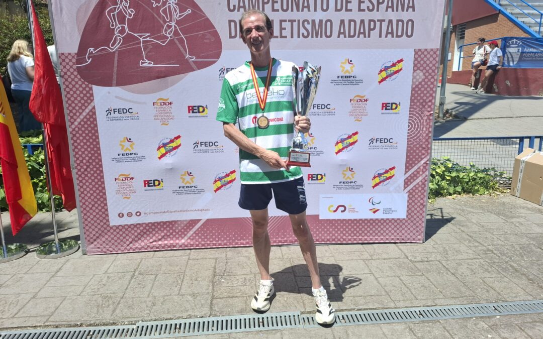 El linarense José Antonio González Aouita logra el doble título nacional con su club paralímpico
