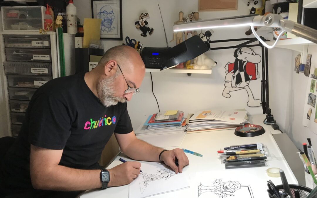 El ilustrador jiennense Arturo Molero, seleccionado para la Bienal Internacional de Humor Político de La Habana entre 56 artistas de 24 países
