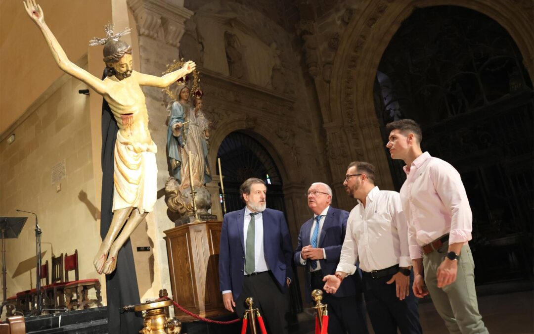 Finaliza la restauración del Cristo de los Cuatro Clavos de Úbeda