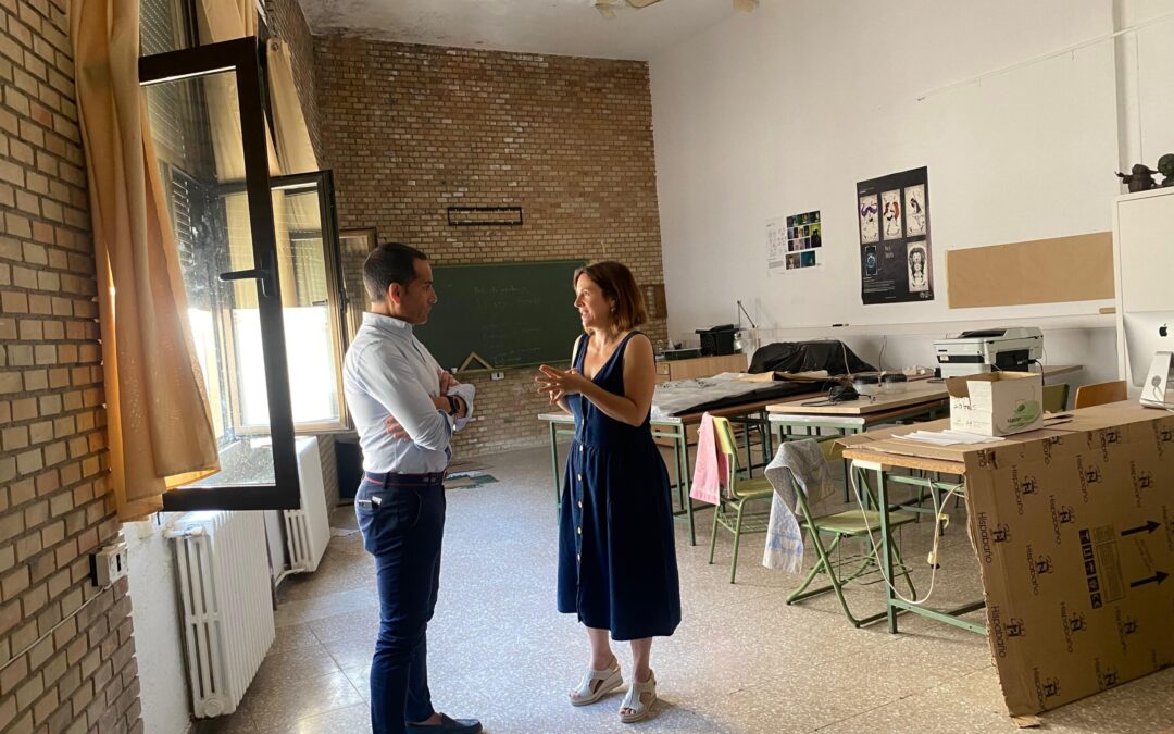 La Escuela de Arte José Nogué de Jaén acomete obras de más de 105.000 euros para reparar los daños del temporal en sus cubiertas