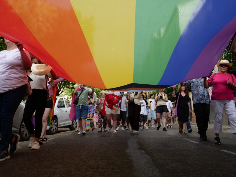 GALERÍA | Más de 200 personas recorren las calles de Jaén en la manifestación del Orgullo LGBTIQA+