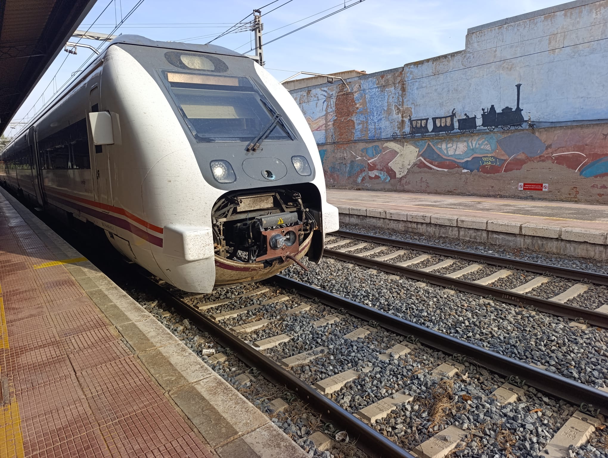 Tren averiado el 31 de mayo en el trayecto entre Madrid y Jaén