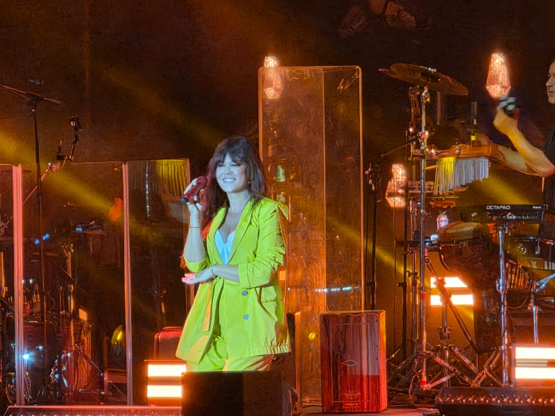 Vanesa Martín llena el Auditorio de la Alameda en su regreso a Jaén 15 años después con un concierto de la preferia de la Virgen de la Capilla