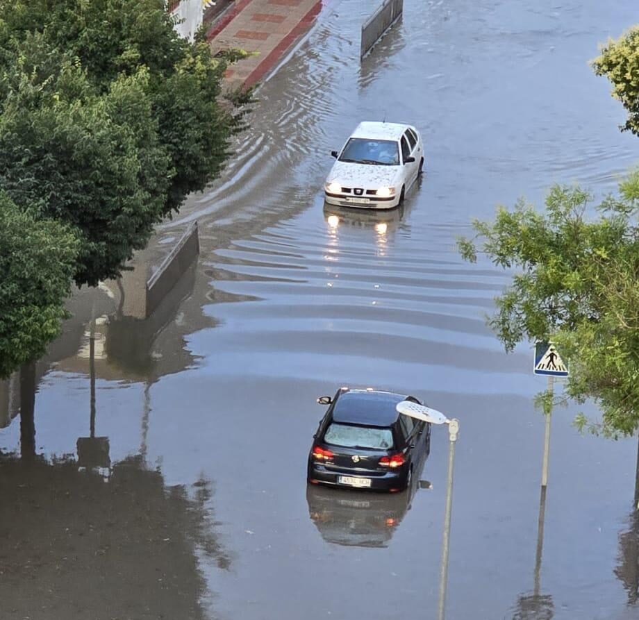 lluvia en Jaén tormenta verano inundaciones