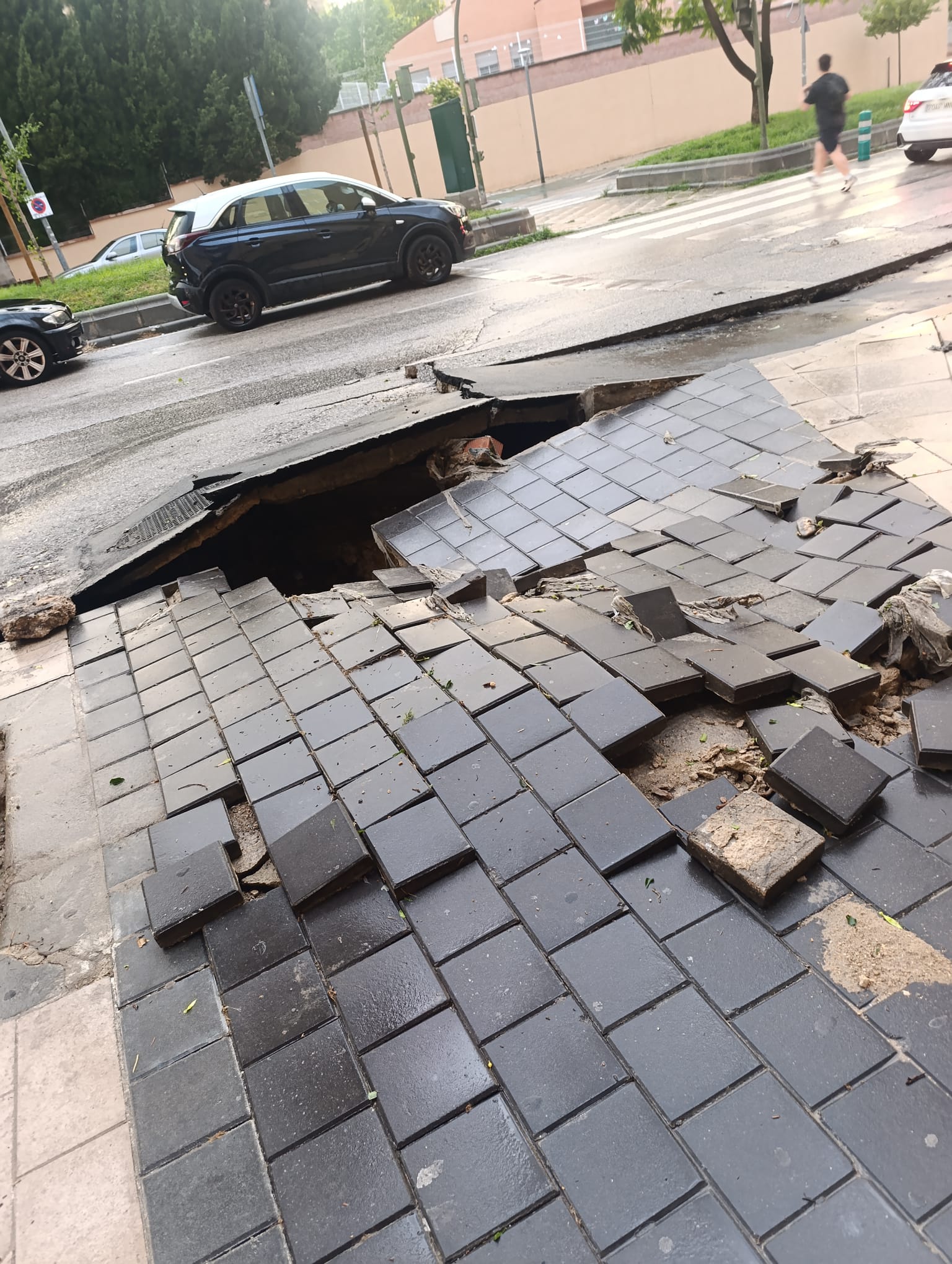 lluvia en Jaén tormenta verano inundaciones