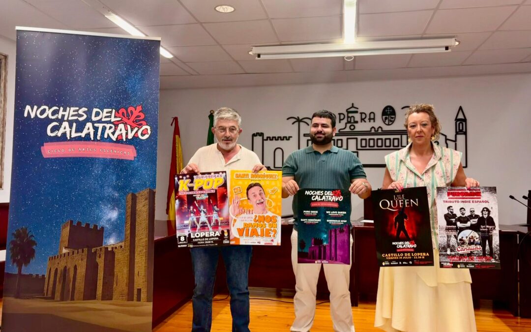 El Castillo de Lopera vuelve a convertirse en escenario cultural con cuatro grandes espectáculos de las ‘Noches del Calatravo’