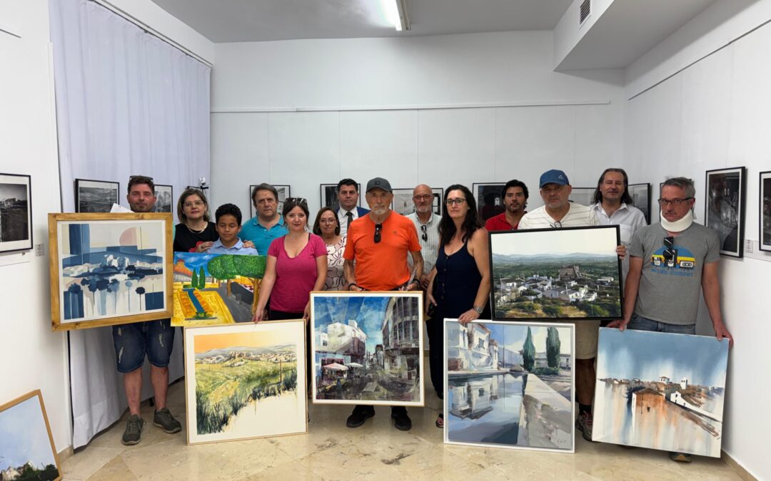 El valenciano Blai Tomás Ibáñez repite victoria en el XIII Concurso de Pintura Rápida Cerezo Moreno de Villatorres
