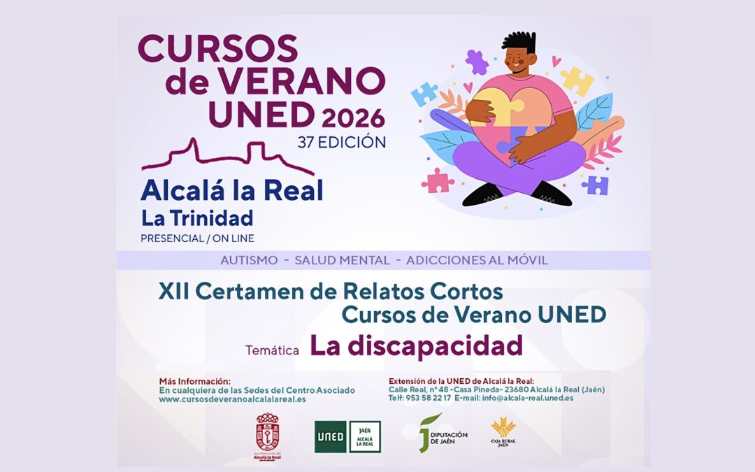 El Ayuntamiento y la UNED convocan el XII Certamen de Relatos Cortos sobre discapacidad con un plazo abierto hasta el 28 de junio