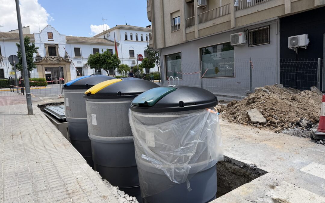 Alcalá la Real instala siete puntos de contenedores soterrados en el casco histórico y las principales vías comerciales