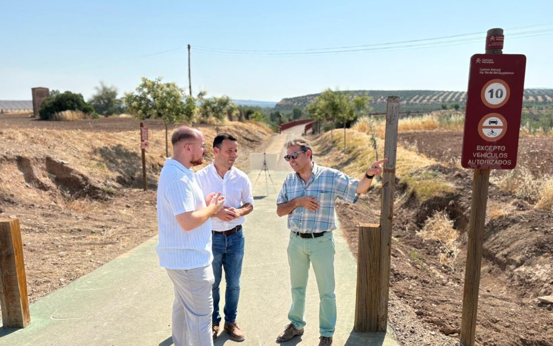 La Diputación construirá un carril peatonal para conectar la Estación Linares-Baeza con la Vía Verde del Guadalimar