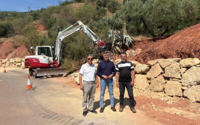 Diputación arreglará las principales carreteras de Chiclana de Segura con una inversión de 2,3 millones de euros