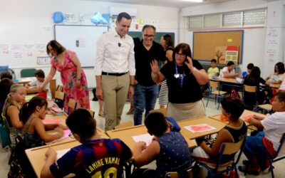 Latorre resalta la apuesta de la Diputación por las escuelas de verano para apoyar a las familias y dinamizar el empleo