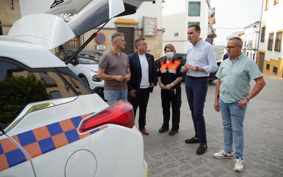 Latorre destaca el trabajo conjunto de Diputación y Ayuntamiento de Sabiote para desarrollar proyectos en esta localidad