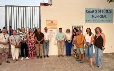 Diputación y Ayuntamiento de Villatorres unen fuerzas para mejorar las instalaciones del campo de fútbol municipal