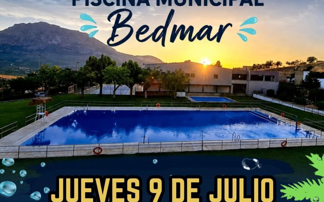 Bedmar y Garcíez abrirá la piscina municipal por la noche este jueves 11 de julio