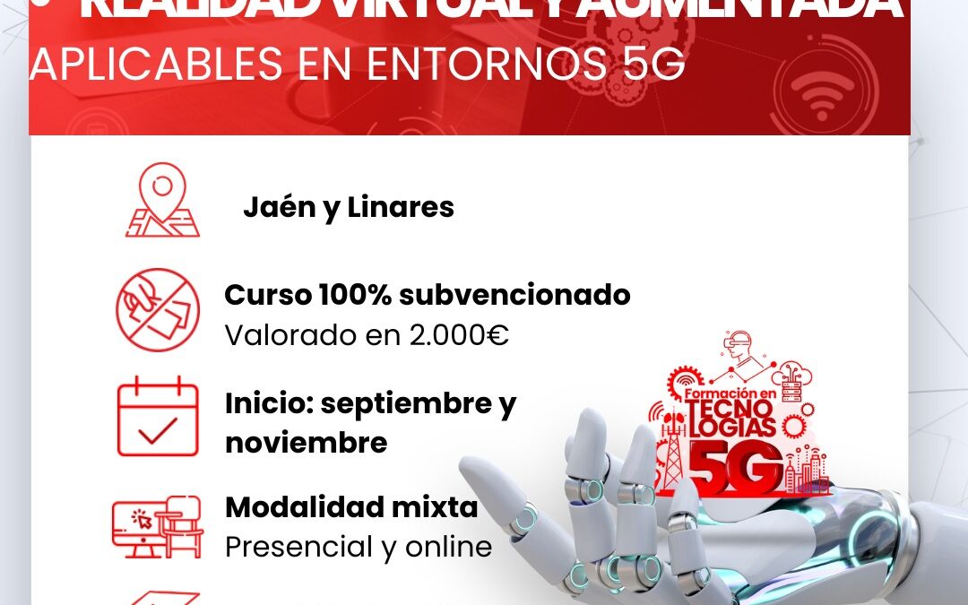 La Junta abre el último plazo para los cursos gratuitos de Formación para el Empleo en Tecnologías 5G en Jaén