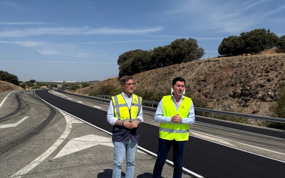 La Junta mejora el firme de la carretera A-301 entre La Carolina y Vilches con una inversión de 1,2 millones de euros