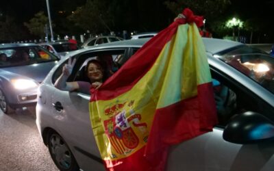 Así fue la celebración por las calles de Jaén de la victoria de España en el Mundial