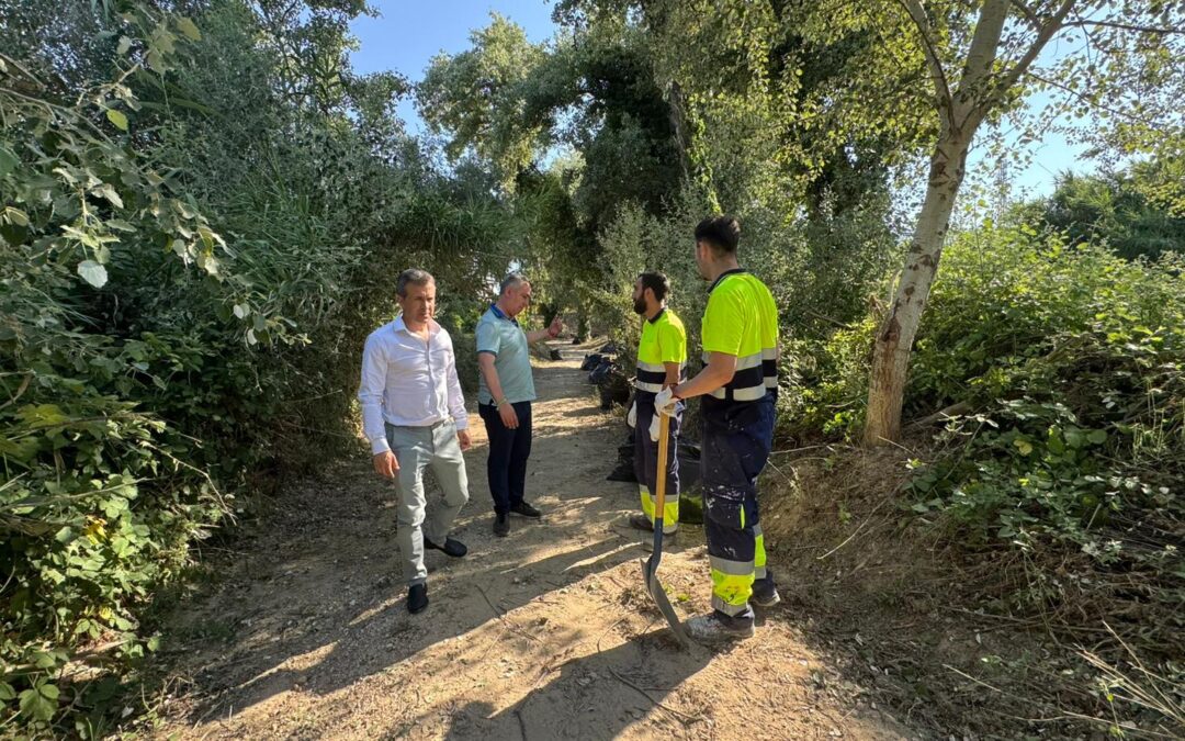 Jaén inicia con medios propios la recuperación del camino de Los Cañones Río Frío tras los daños de las tormentas