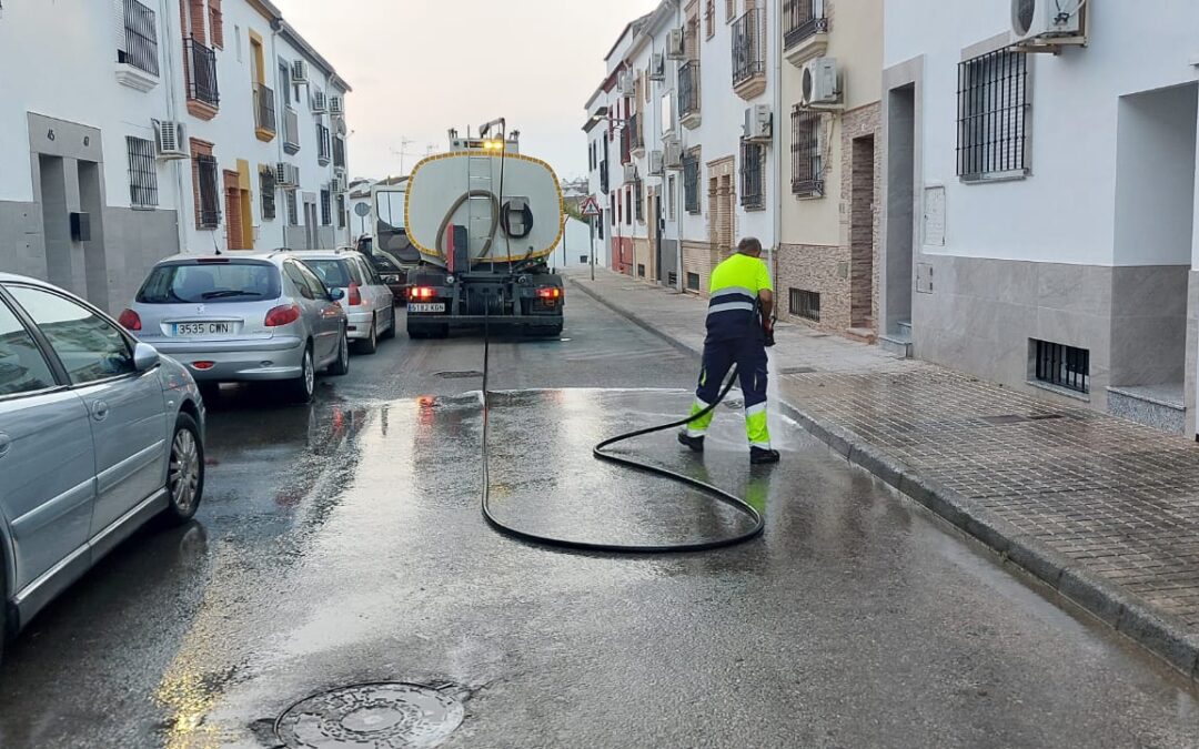 Andújar pone en marcha el Plan Especial de Limpieza de Verano en todos los barrios