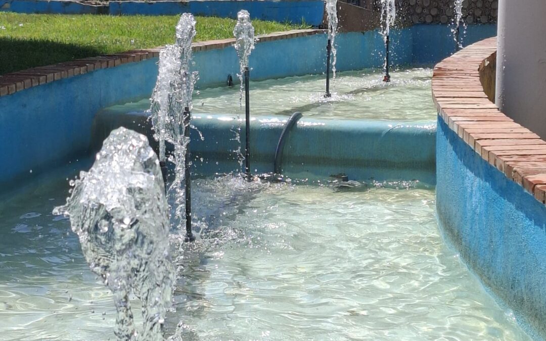 Actos vandálicos dañan las toberas de la fuente del parque del Bulevar de Jaén