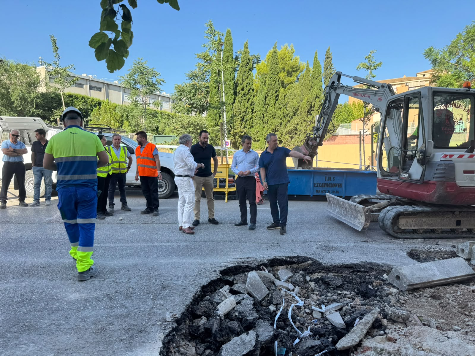 Foto obras Avenida de Arjona