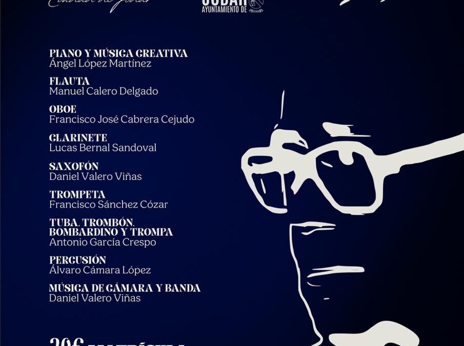 Jódar acoge el Curso de Perfeccionamiento Musical «Pedro Gámez Laserna» con reconocimiento académico de la UJA