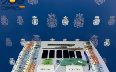 La Policía Nacional de Jaén desarticula un punto negro de venta de cocaína y heroína en El Cerro en Linares