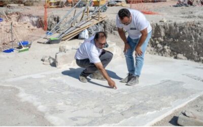Hallan un nuevo mosaico de época romana en la villa de Los Robles de Jaén