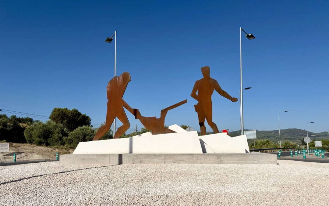 Alcalá la Real presenta la nueva rotonda de «El Portichuelo»