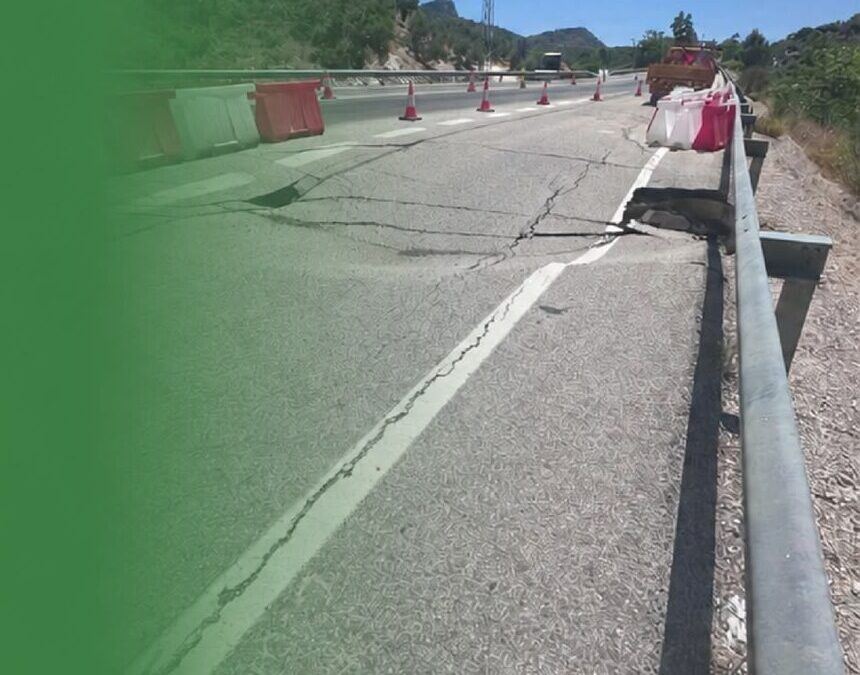 La Junta inicia la próxima semana las obras de emergencia para la reparación de daños en la A-6050