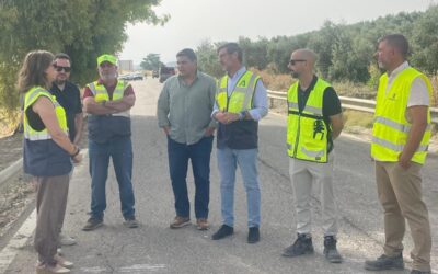 La Junta avanza en la ejecución de las obras de emergencia en la A-420 de acceso a Marmolejo